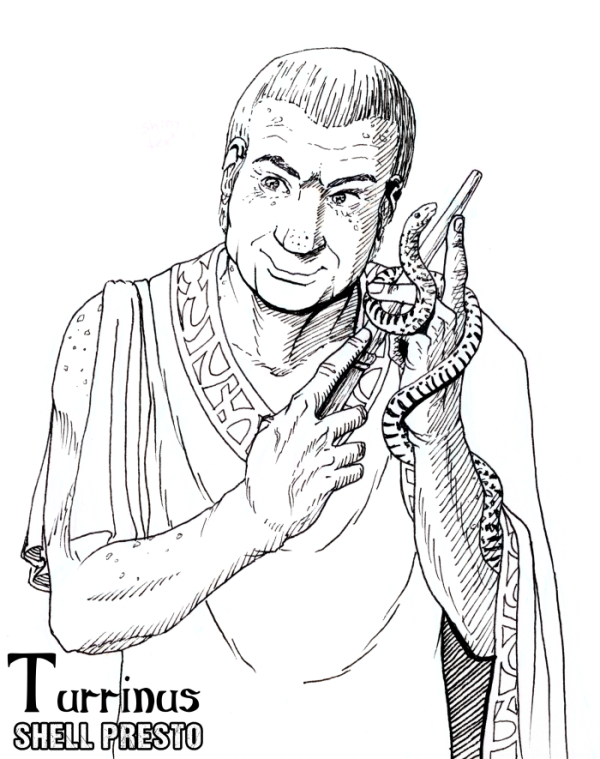 Vibius Mamilius Turrinus, a powerful magus.