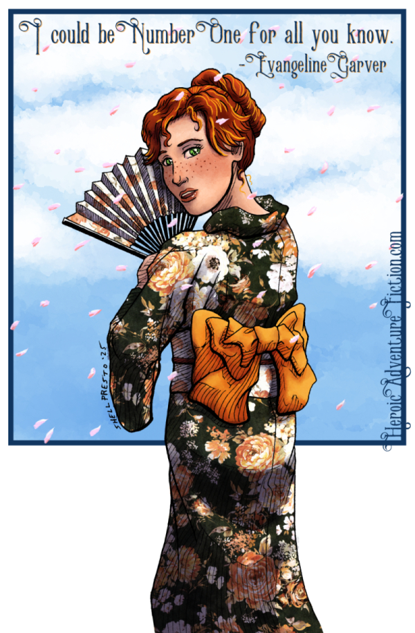 Evangeline in Kimono