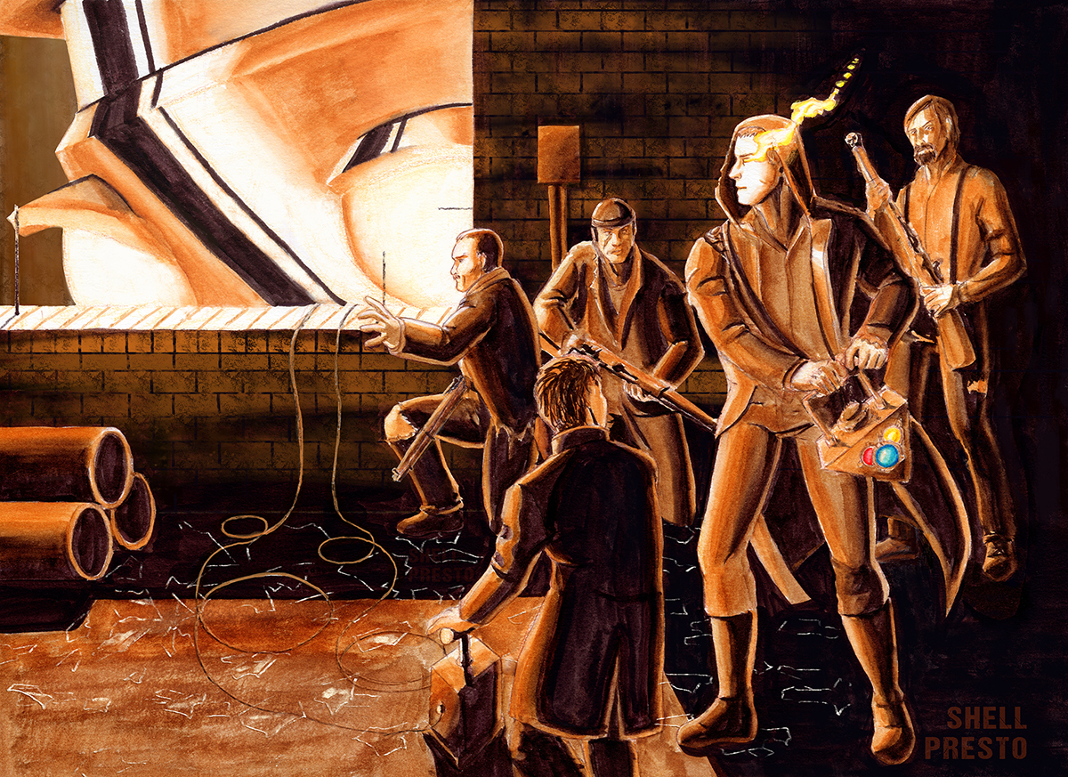 The men held their breaths.